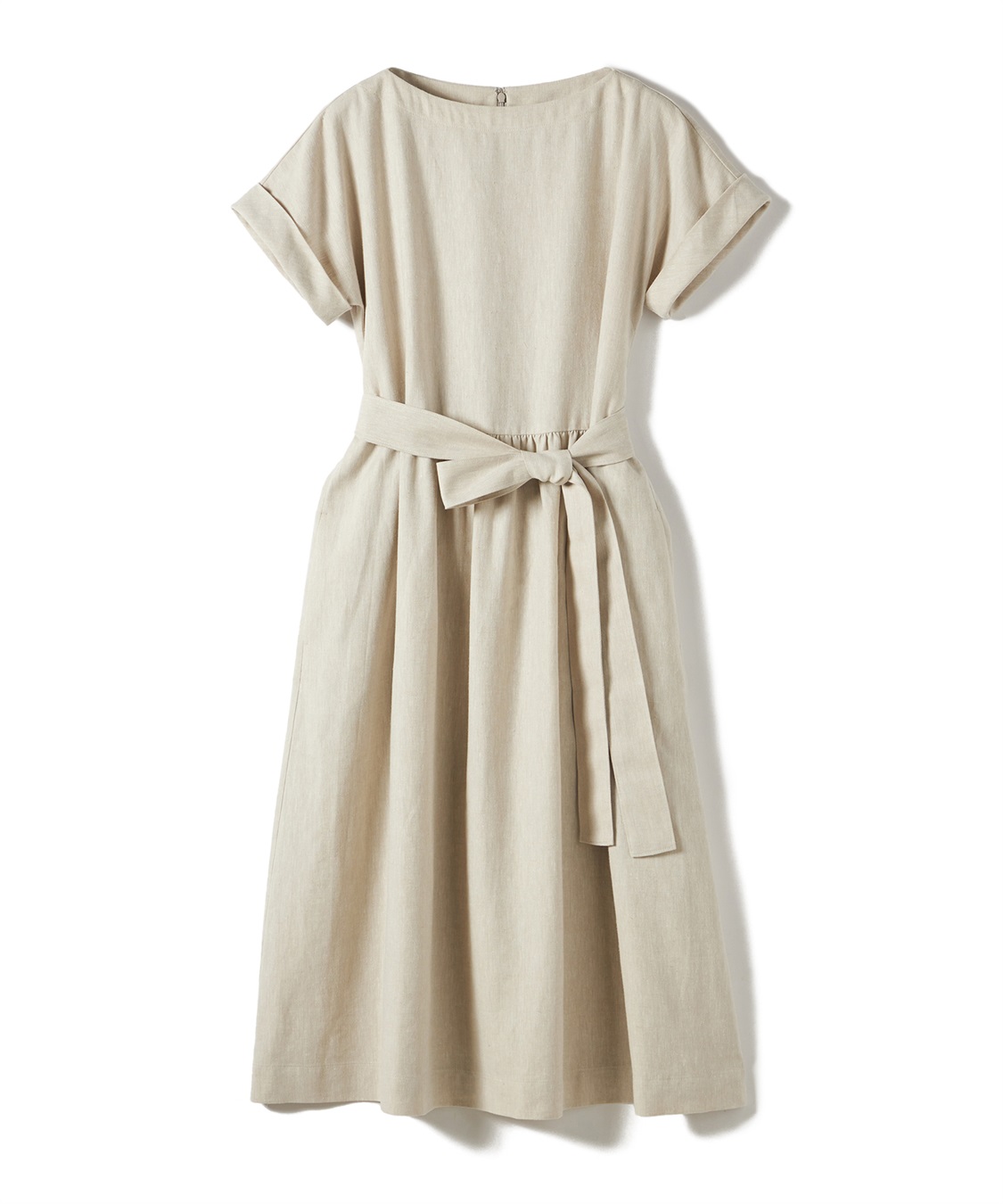 リネン混ロング丈ワンピース 49AV JUNKO SHIMADA｜クロスプラス公式