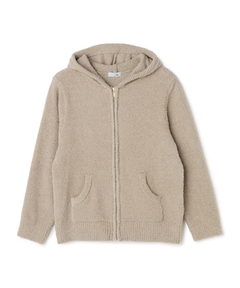 LAFUKU/ラフク】もちふわマシュマロニットZIPパーカー/ルームウェア