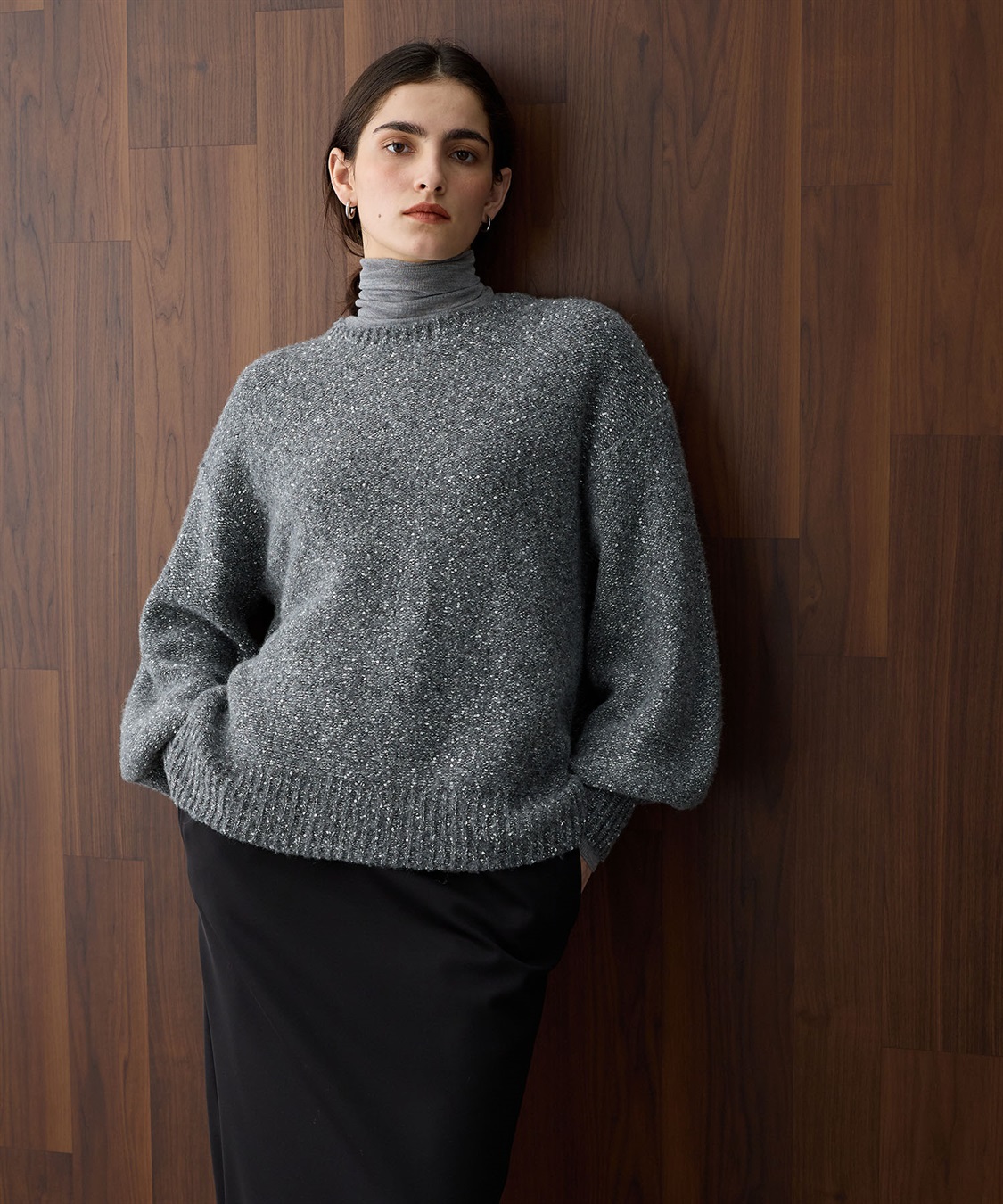 スパングルニットプルオーバー N.O.R.C｜クロスプラス公式通販サイト