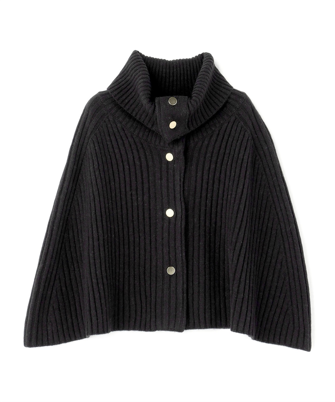 金ボタン ニットポンチョ LE SOUK HOLIDAY｜クロスプラス公式通販サイト