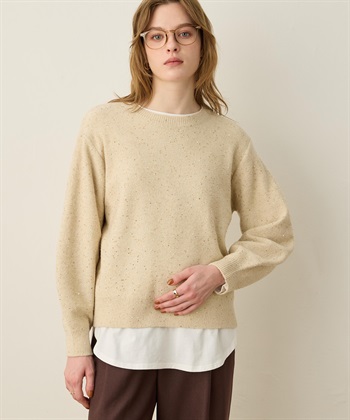 スパンコールニットプルオーバー LE SOUK HOLIDAY｜クロスプラス公式