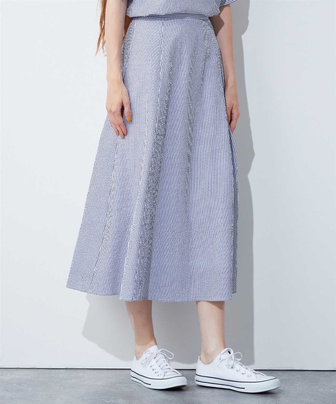 セミフレアサッカースカート LE SOUK HOLIDAY｜クロスプラス公式通販サイト