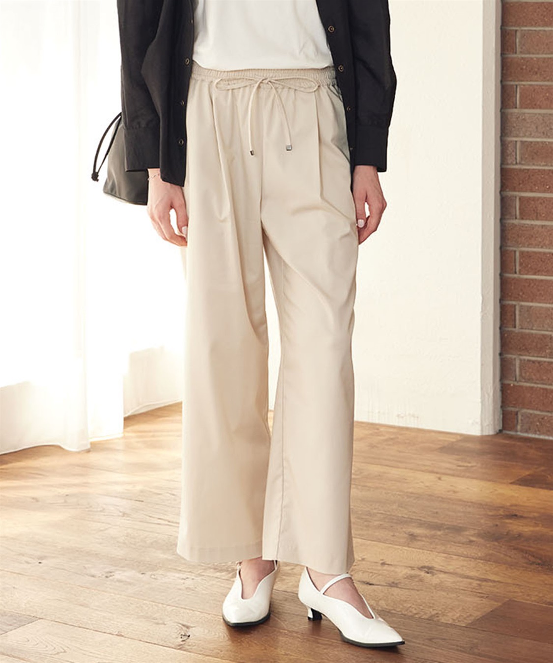 タックワイドパンツ LE SOUK HOLIDAY｜クロスプラス公式通販サイト