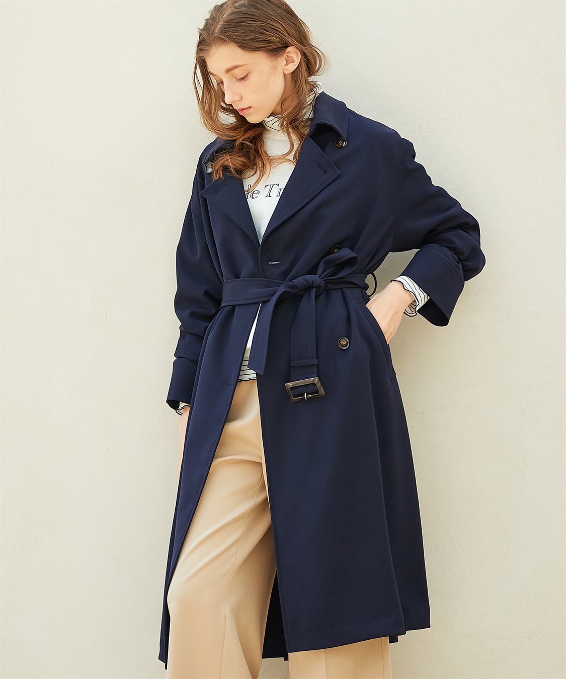 ツイルトレンチコート LE SOUK HOLIDAY｜クロスプラス公式通販サイト