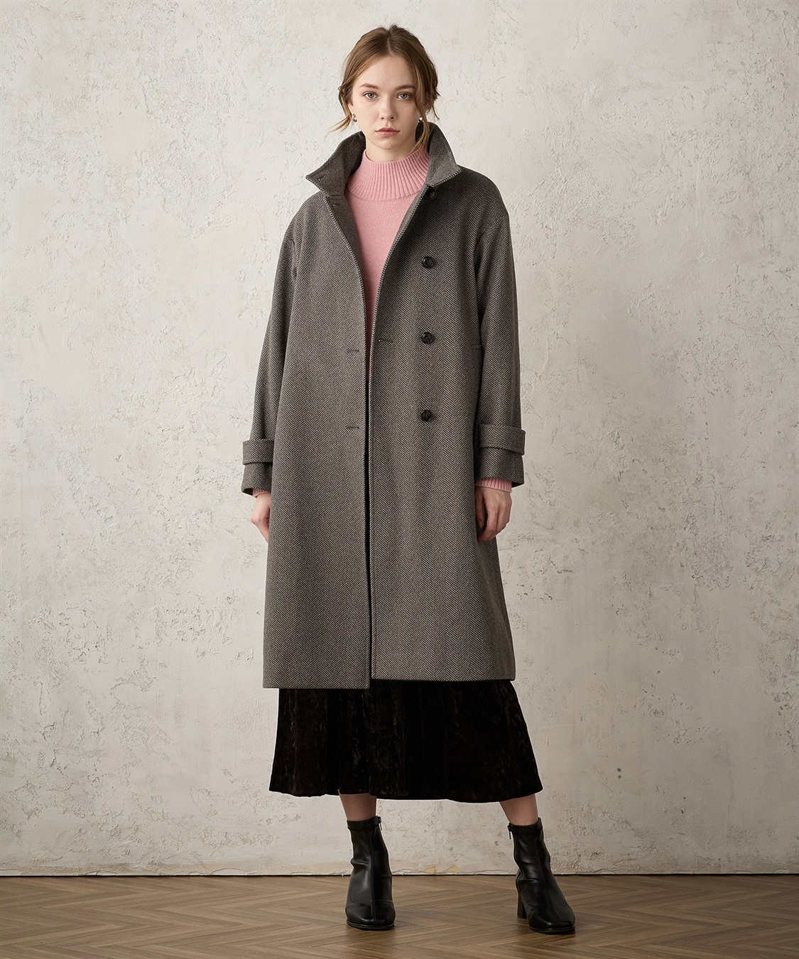 スタンドカラーコート LE SOUK HOLIDAY｜クロスプラス公式通販サイト