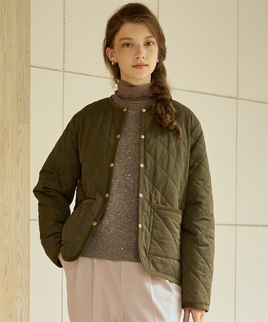 松山選手レプリカ クロスニットキルトデザインジャケット キルト