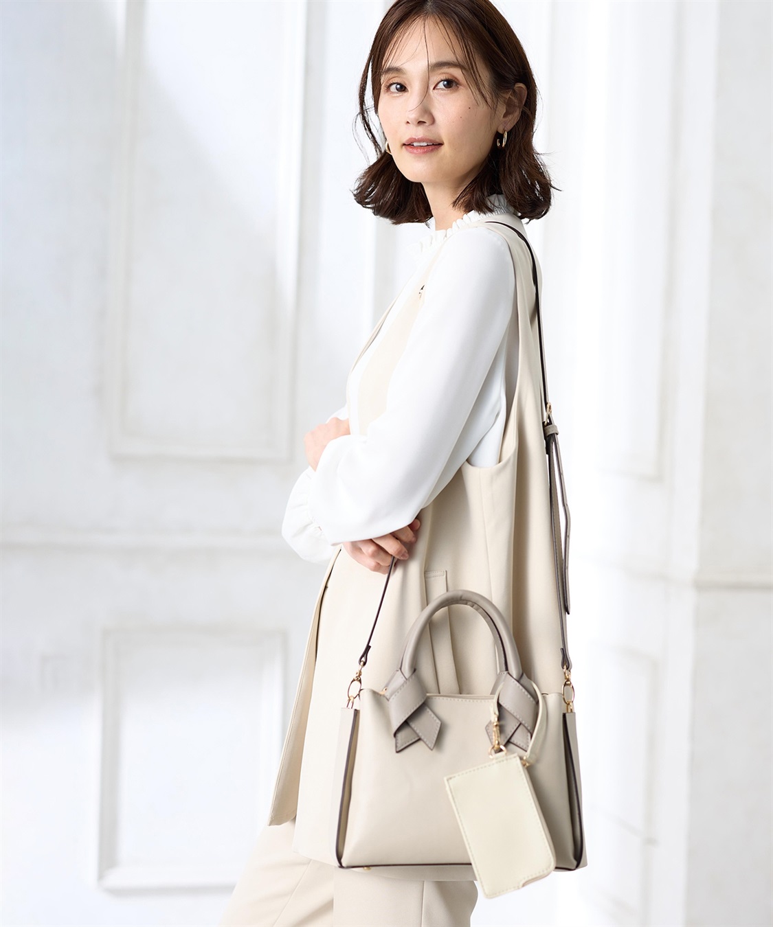 バイカラーバッグ A/C DESIGN BY ALPHA CUBIC｜クロスプラス公式通販サイト