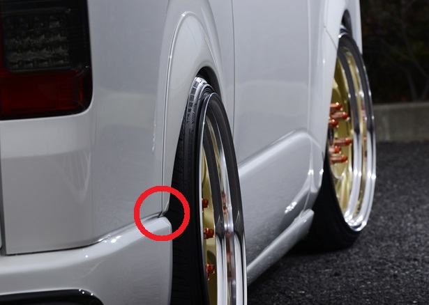 ES オーバーフェンダー(25mm) ABS製 □ハイエース/レジアスエース 全車