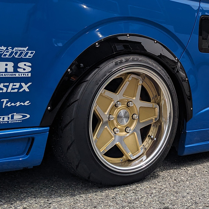 2PC》タイヤホイールセット□ENCS-17インチ×PARADA 車検対応タイヤ