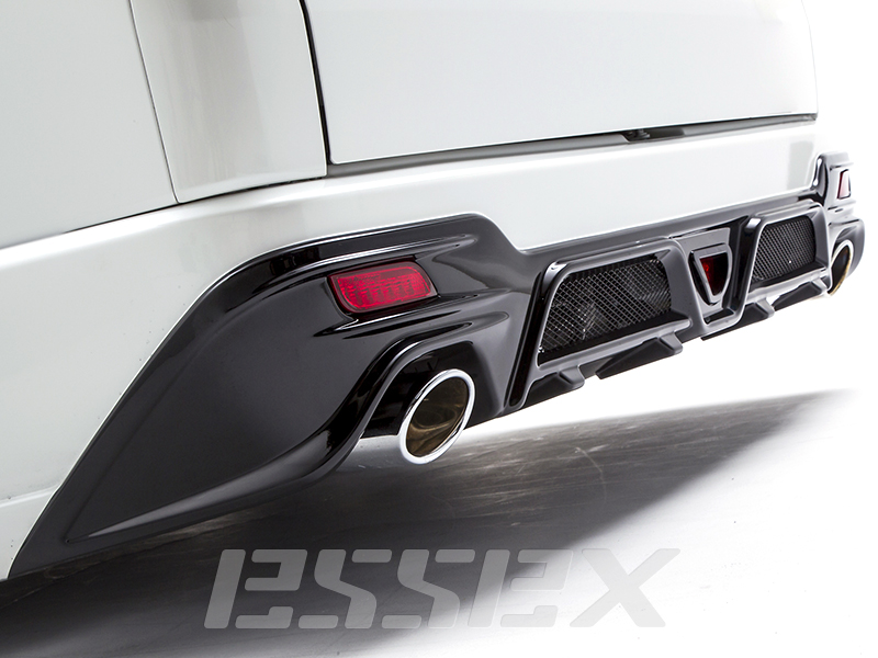 ES QUATTRO リアバンパー ABS 未塗装/070/209 □ハイエース 標準1型