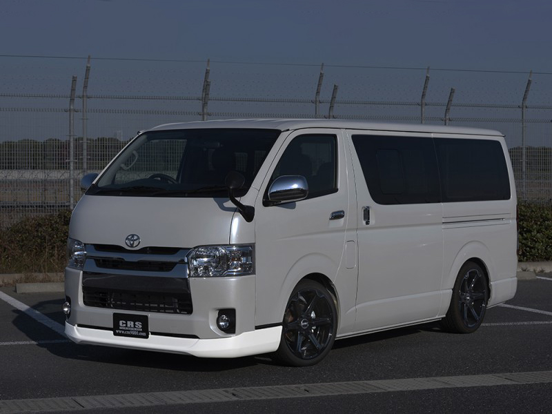 ES フロントリップスポイラーVer.IV ABS製 □ハイエース標準ボディ 4型