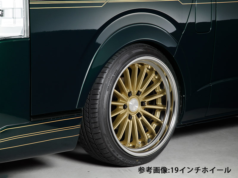 2PC》EF-19インチ【8.0J〜12.5J】2ピースホイール | 200系ハイエース