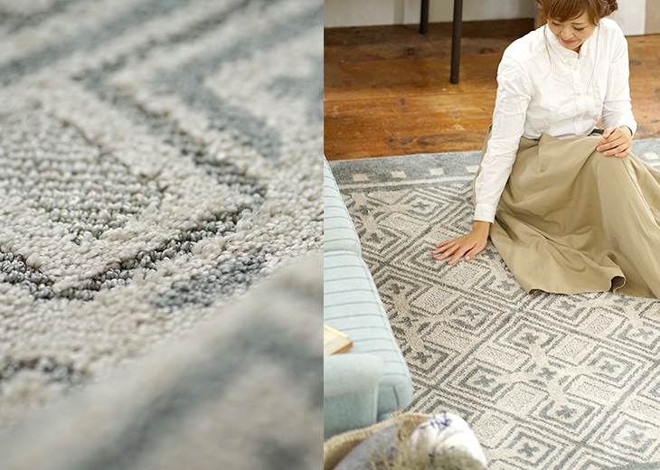 ラグ 北欧スタイル（185×185cm） | cucan ネットショップ