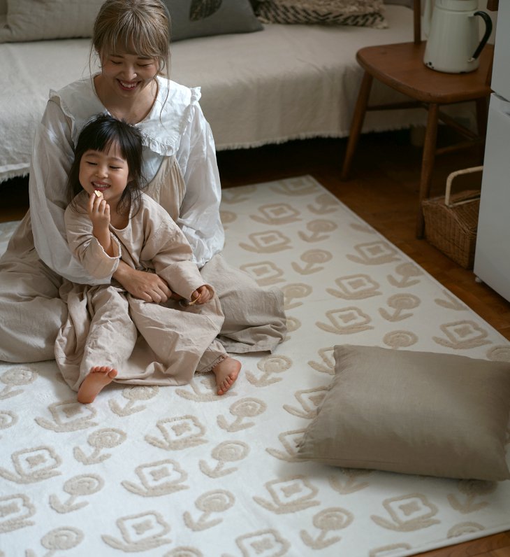 アウトレット】ラグ ふわもこ北欧ラグ(130×185cm) | cucan ネットショップ