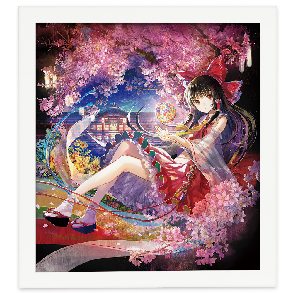 東方Project]藤ちょこ先生描き下ろし複製原画（博麗霊夢）