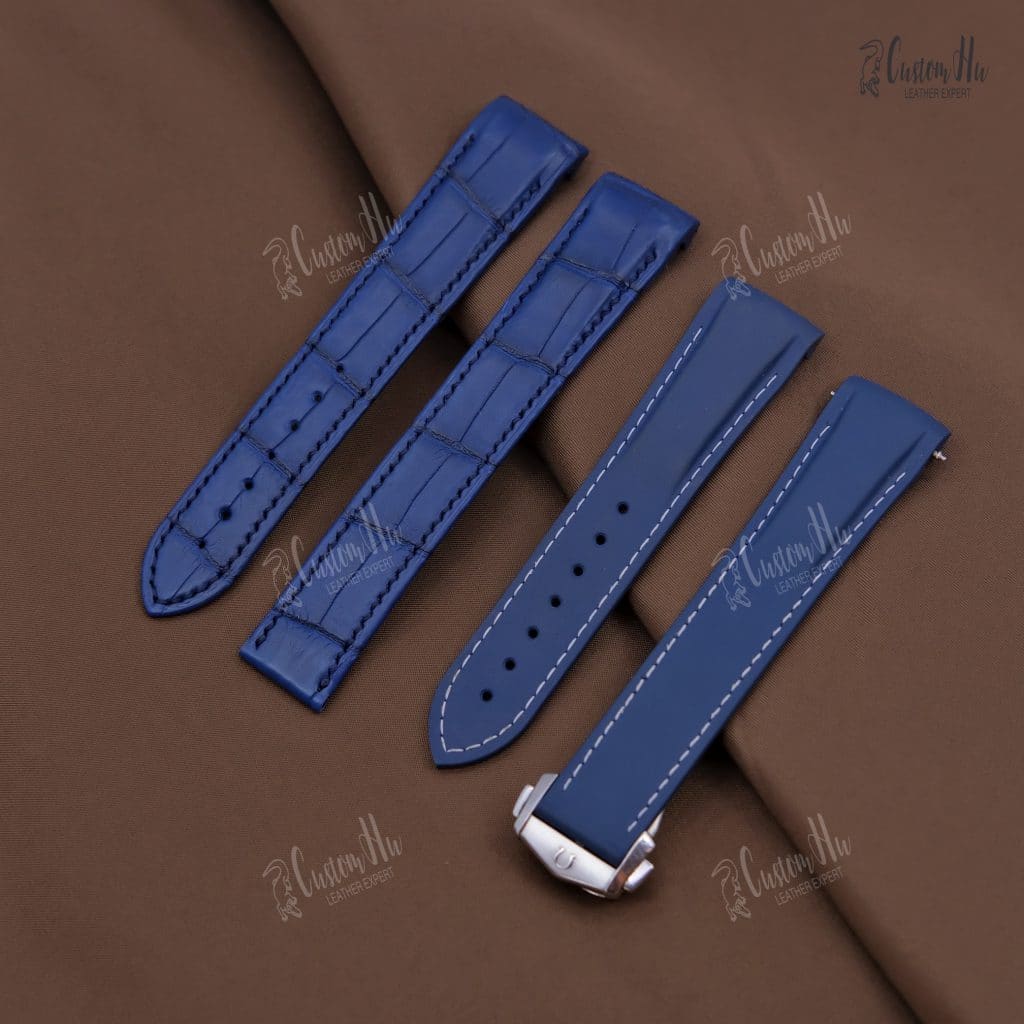 オメガ シーマスター レザーストラップ 21mm アリゲーターストラップ