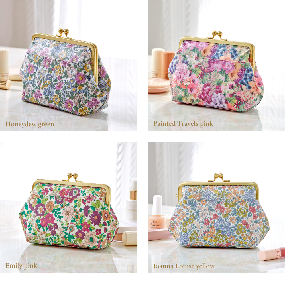 うさこ様専用〜 リバティ リトルマーガレット がま口 ポーチ 3点の通販