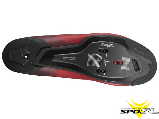 シマノ RC7（SH-RC702）クリムゾン SPD-SL ロードシューズ【ワイド