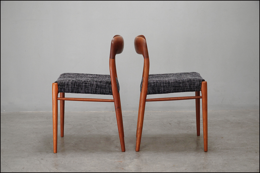 J.L.Moller(J.L.モラー)「model 75」チェア2脚セット 北欧デンマーク製