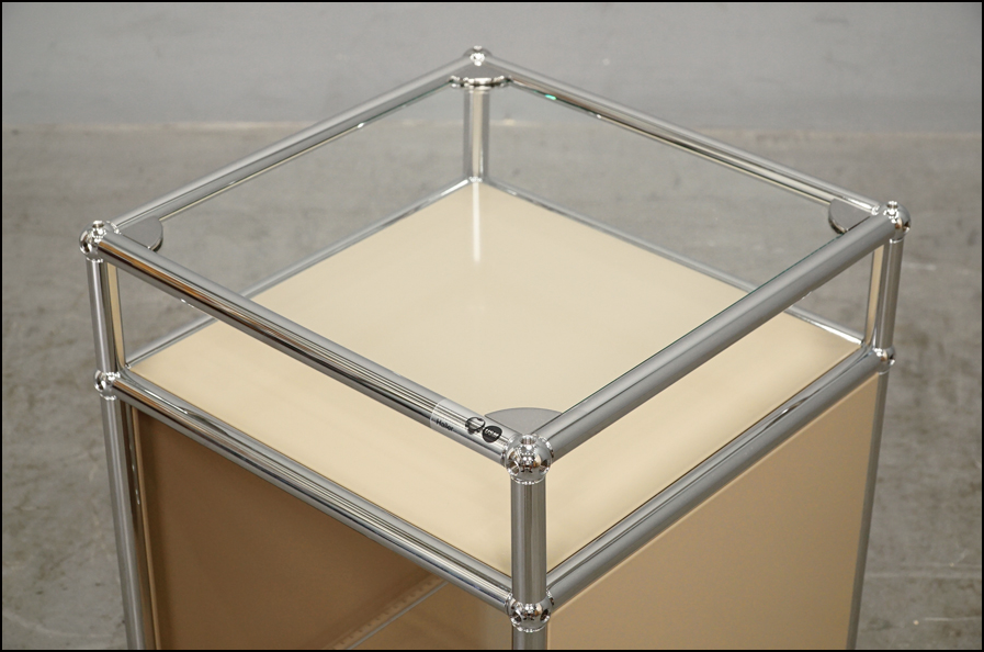 USM Haller system (ハラー) 1列1段 ガラストップ キャビネット 高価