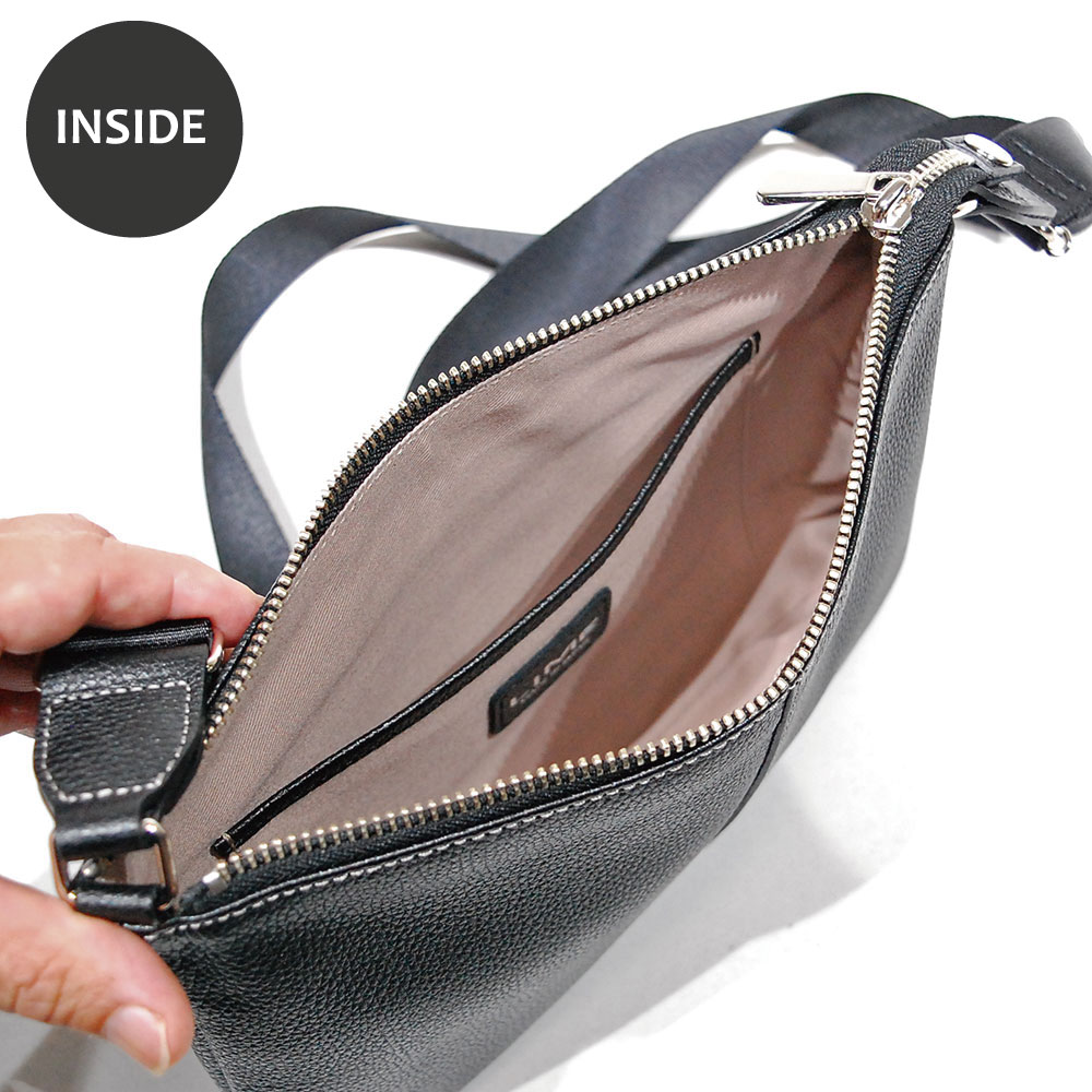 軽量エンボスレザー サコッシュ - バッグアトリエA-LOOK