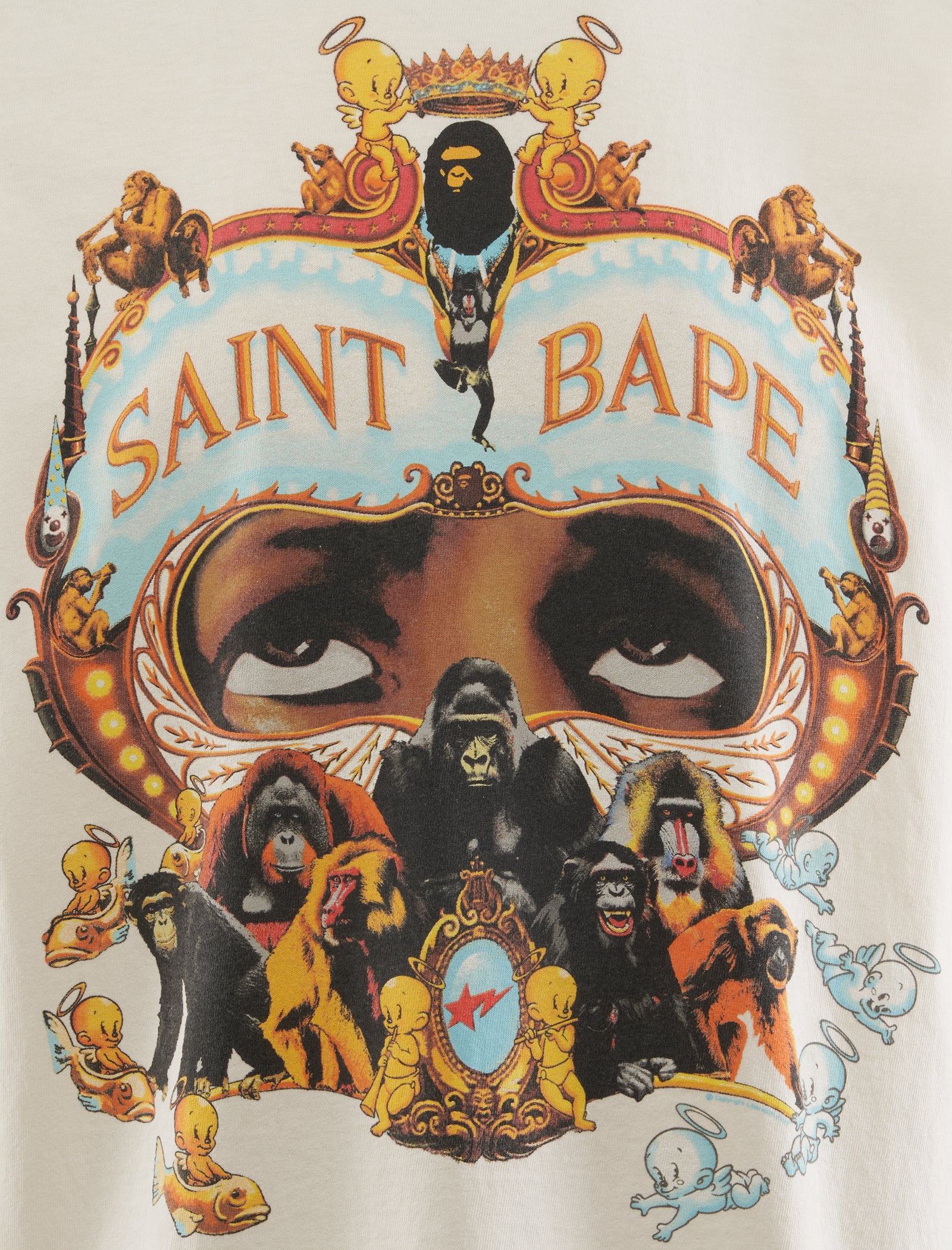SAINT MICHAEL x BAPE GENERATION TEE