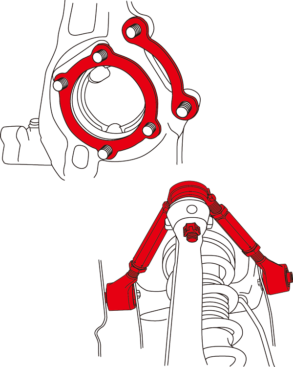 73000 フェアレディZ Z33, スカイライン V35/CPV35 調整式フロント