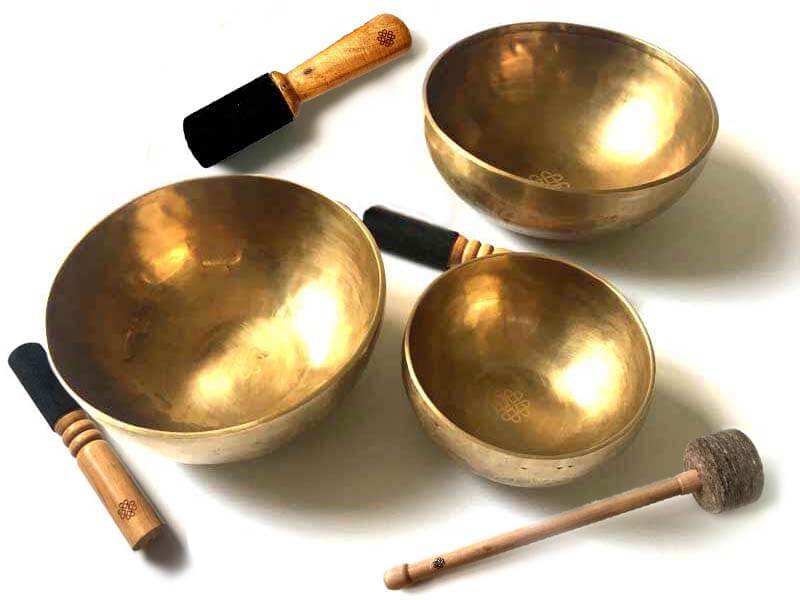 プロ厳選したシンギングボウル極上倍音のシンギングボウル3点セット