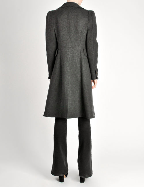 Vivienne Westwood Red Label Grey Felted Wool Coat – Amarcord