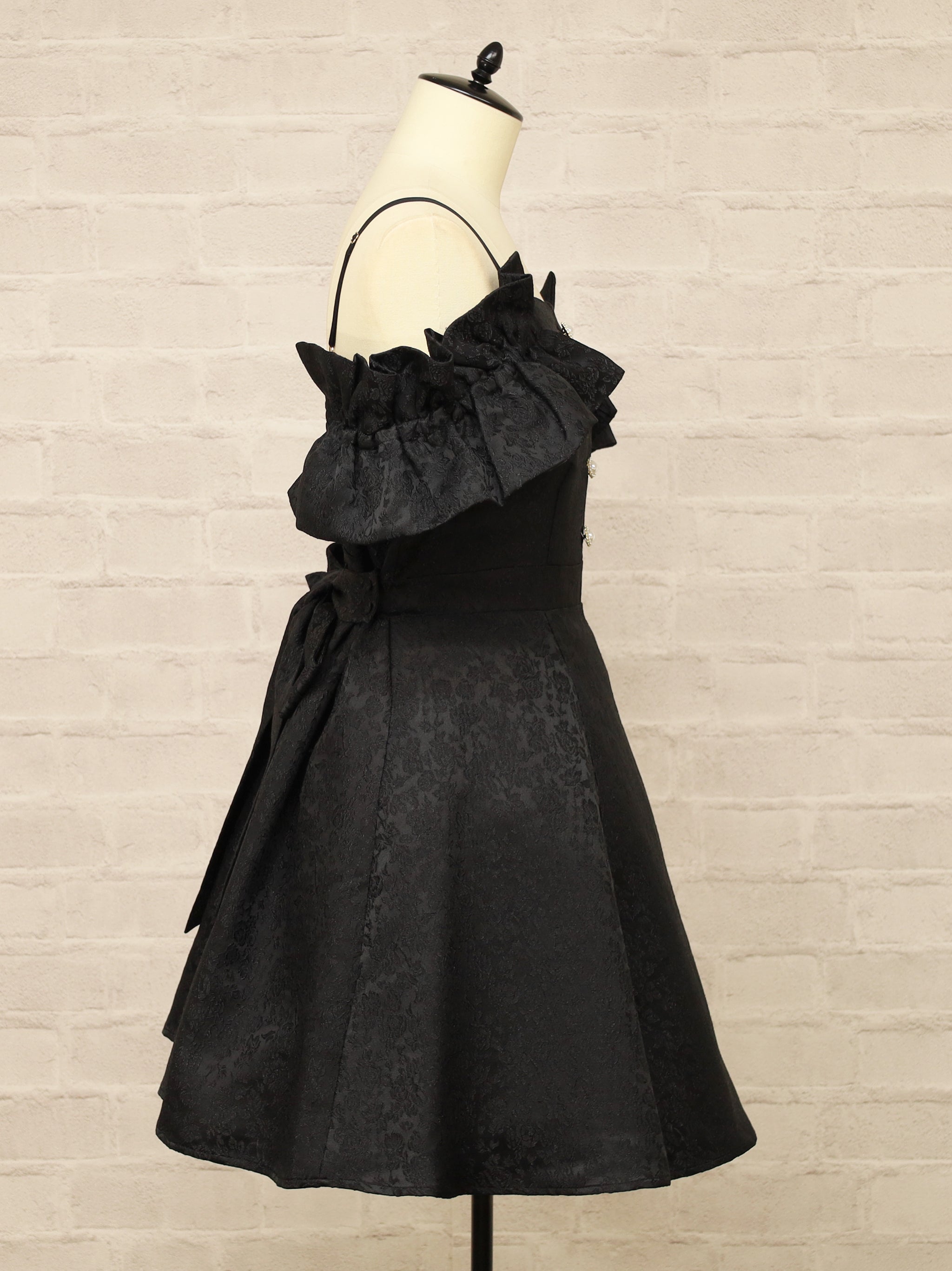 フリル袖ジャガードキャミワンピース – Amavel（アマベル）公式サイト