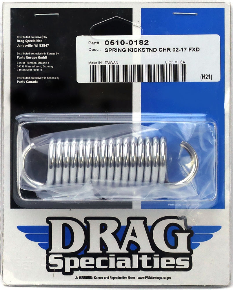 クローム キックスタンドスプリング - DRAG Specialties | アンバーピース