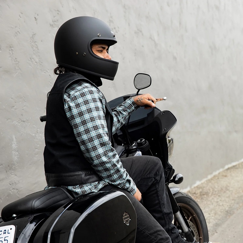 GRINGO ECE R22.06 フルフェイスヘルメット - FLAT BLACK - Biltwell