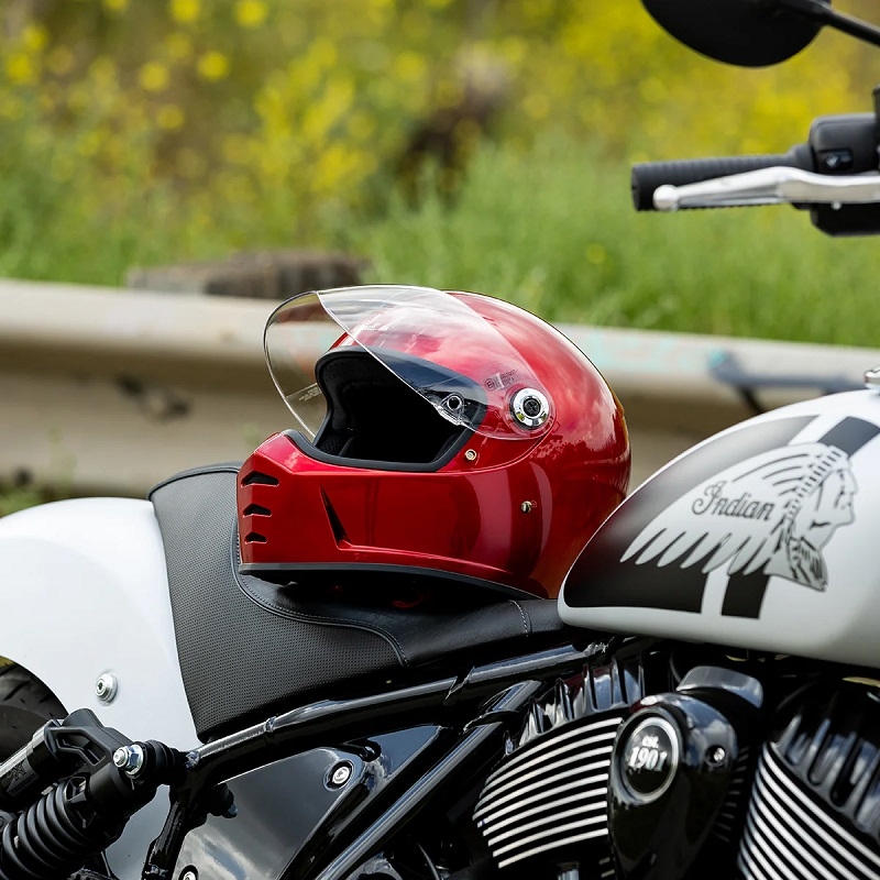 LANE SPLITTER ECE R22.06 フルフェイスヘルメット - METALLIC CHERRY