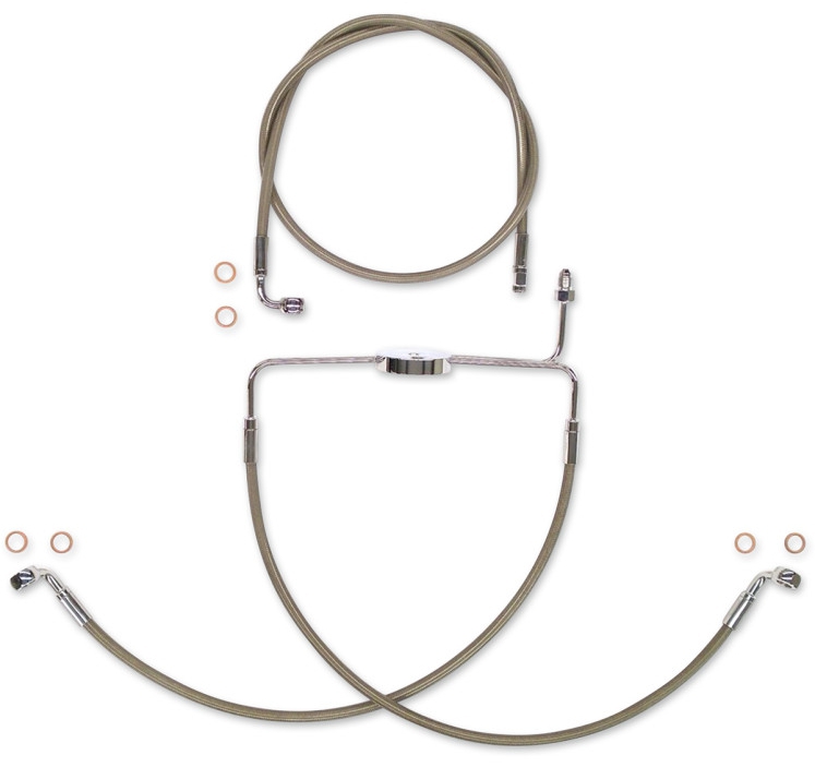 フロントブレーキライン 1999～17年ダイナ用 ステンレス - MAGNUM