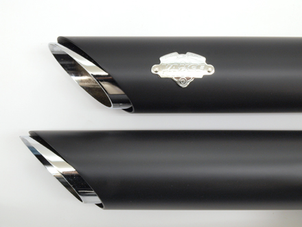 VANCE＆HINES ショートショット スタッガード ブラック - VANCE＆HINES