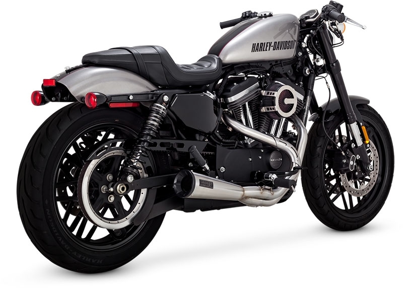 VANCE＆HINES ステンレス UPSWEEP 2in1マフラー - VANCE＆HINES