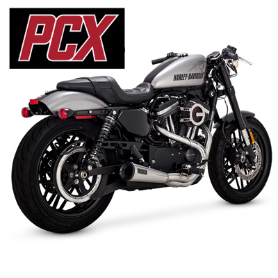 VANCE＆HINES ステンレス UPSWEEP 2in1マフラー - VANCE＆HINES