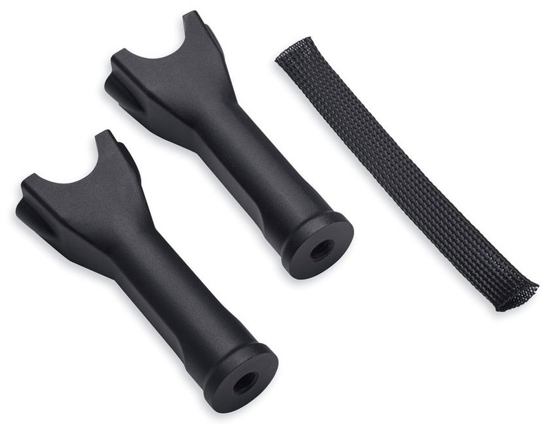 トールハンドルバーライザー ブラック - Harley Davidson | アンバーピース