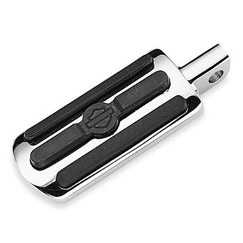 クローム＆ラバー・ホリゾンタル・ハンドグリップ - Harley Davidson