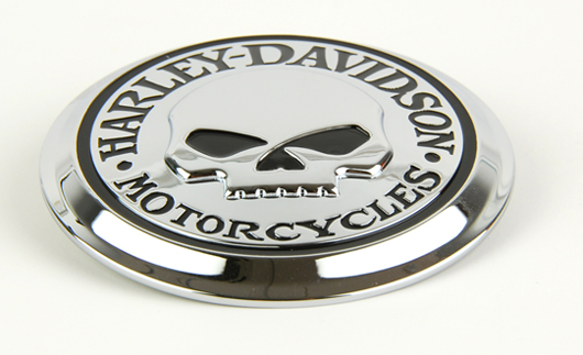 フューエルキャップ・メダリオン ウィリーG スカル - Harley Davidson