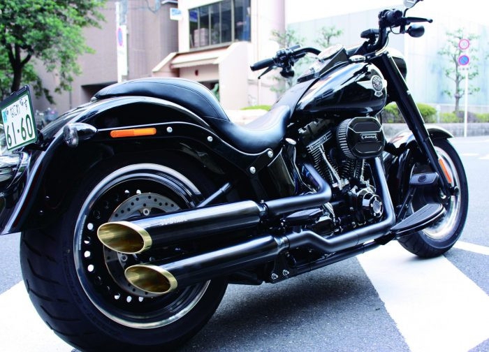 MOTOR STAGE スリップオンマフラー ブラス4ストレート ツーリング