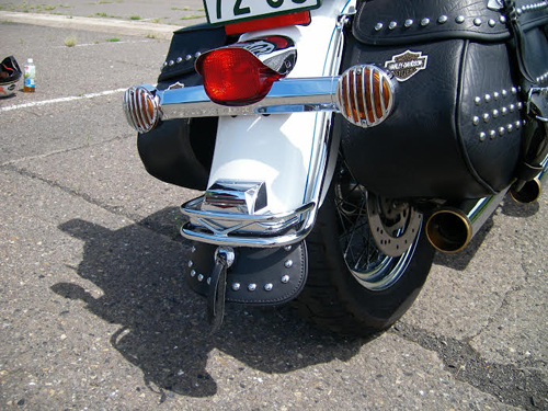 クローム・リアフェンダーレール/ヘリテイジスタイル - Harley