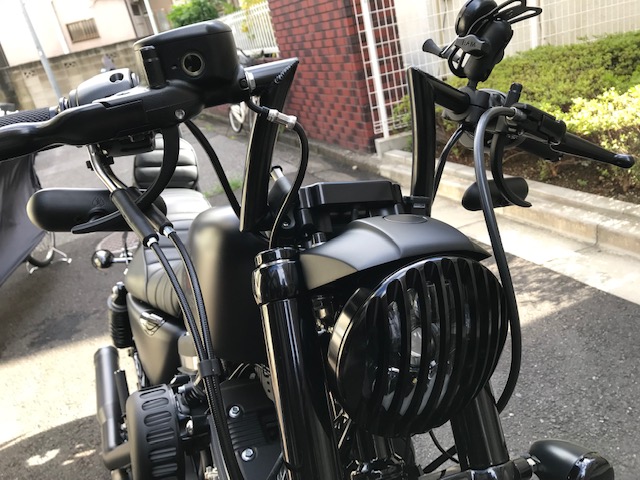 MICRO ミニオーバルミラー ブラック - Arlen Ness | アンバーピース