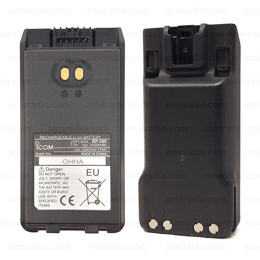Icom BP280 2280mAh Rechargeable Li-Ion Battery Pack