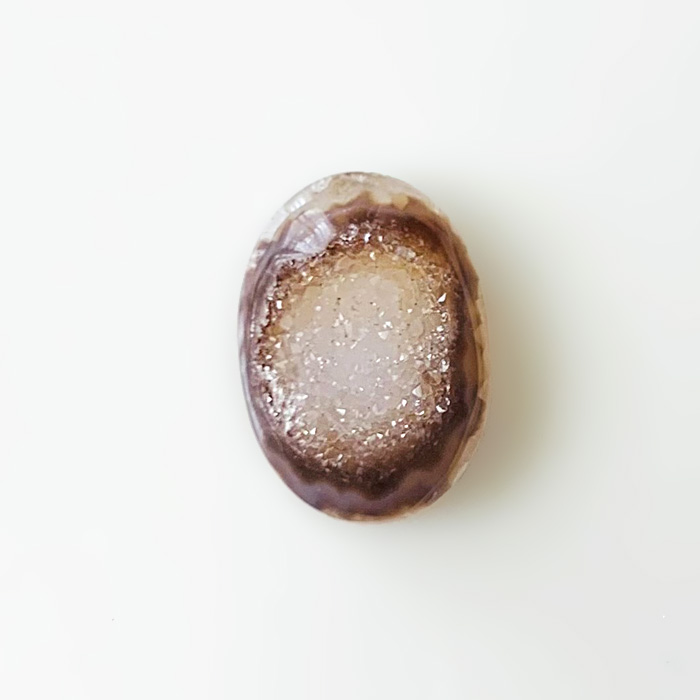 ドゥルージーアゲート ルース 25x18x7.5mm/無穴＊アクセサリーパーツ