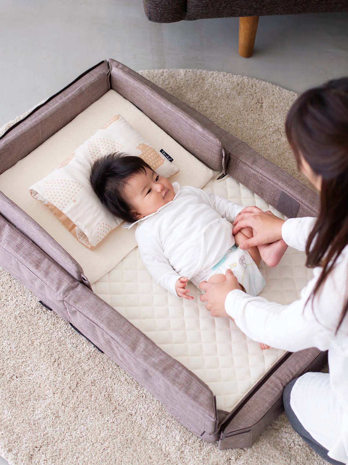 farska（ファルスカ）コンパクトベッドFree | ベビーベッド・布団(品番