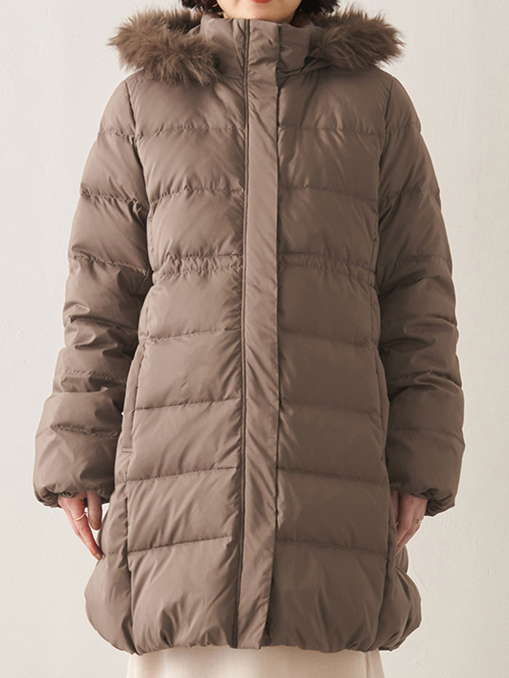 a.i.n（アイン）ダウンコート ベビーケープ付き マタニティ・産後