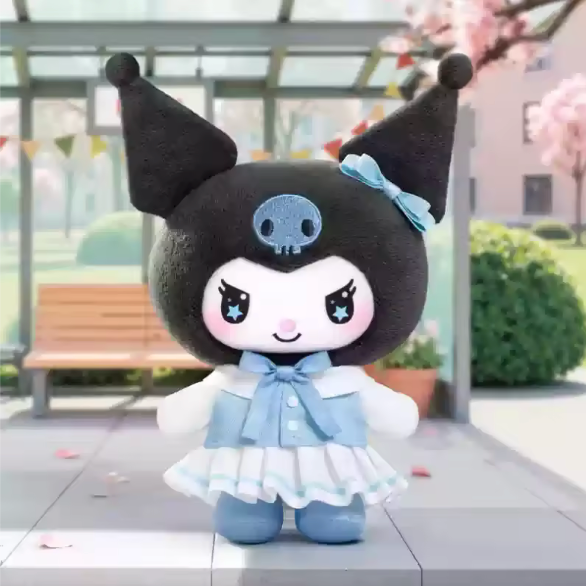 Top Top Sanrio KUROMI School Life Vinyl Plush Keychain Gift Blind