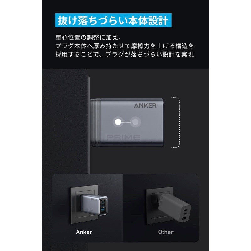 Anker Prime Charger (100W, 3 Ports, GaN) | 充電器の製品情報