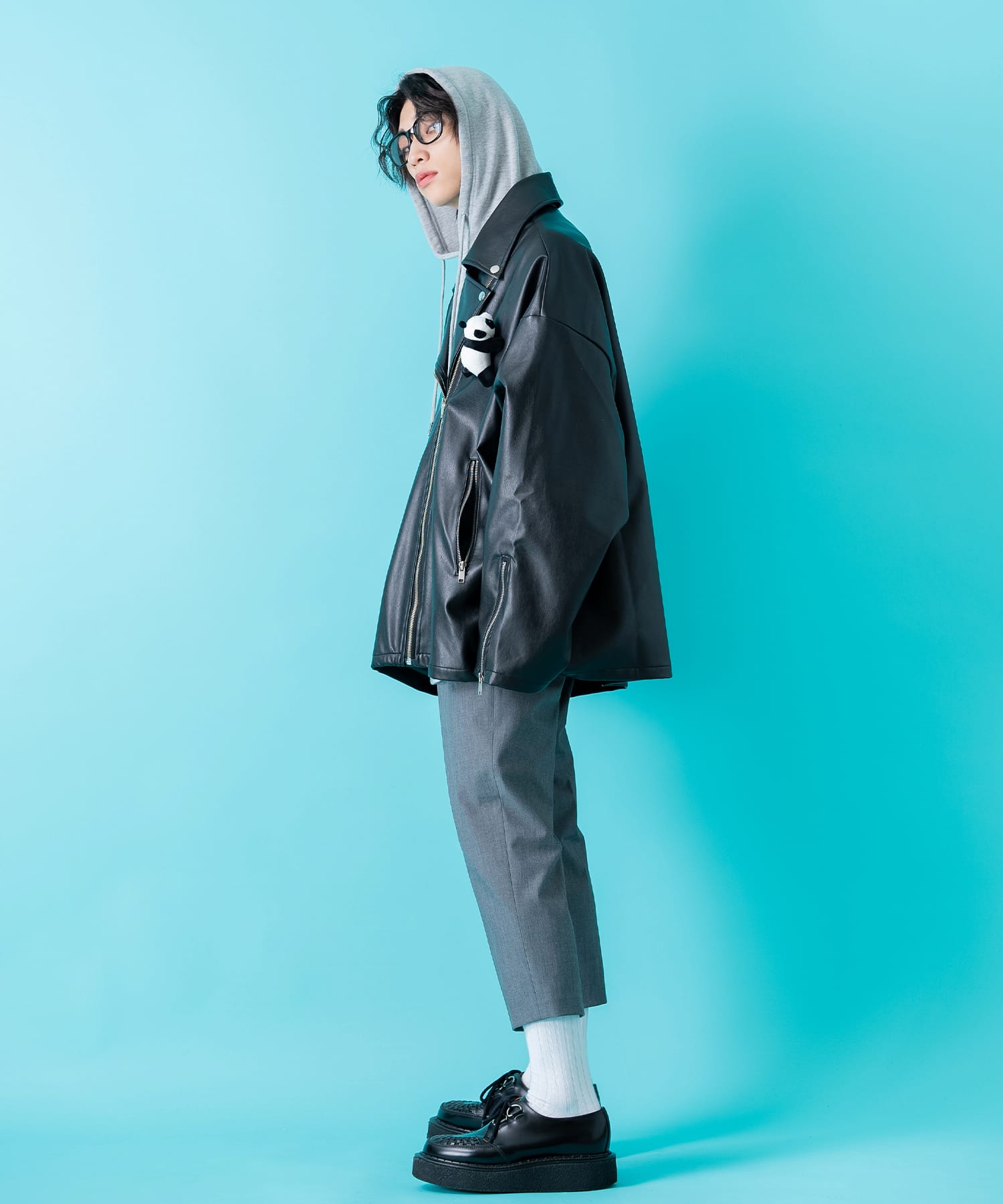 TEDDY ankoROCK ライダースジャケット -オーバーサイズ- / メンズ